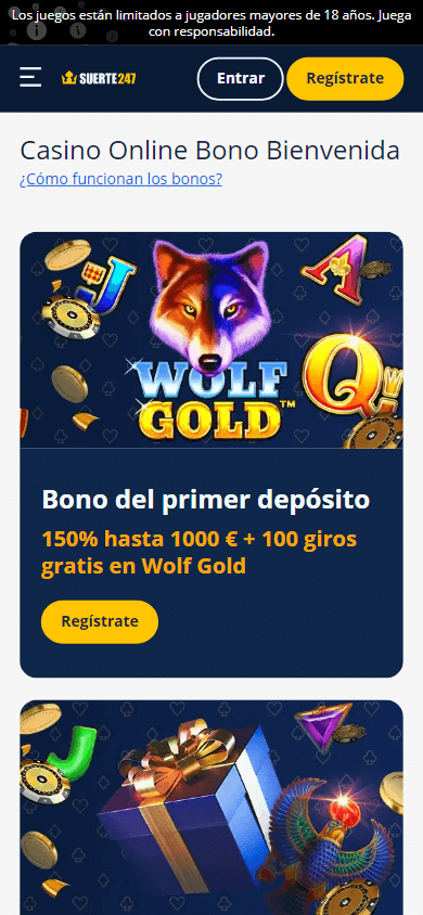 Sitio web del casino Suerte247